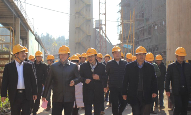 Yu Jian, vice mayor of Shangrao City, led a team to Yiyang Haichuang for investigation and visit