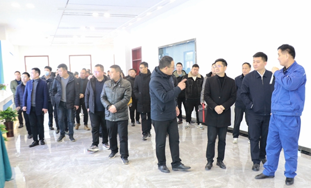 Hengfeng county Party and government delegation visited Yiyang fly ash washing project