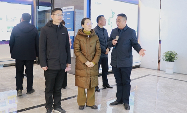 Dexing party and government delegation visited Yiyang fly ash washing project