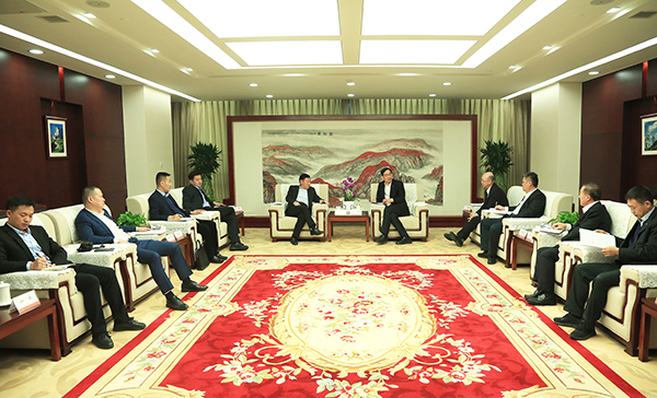 Guo Jingbin, chairman of conch environmental protection, visited China Building Materials Group